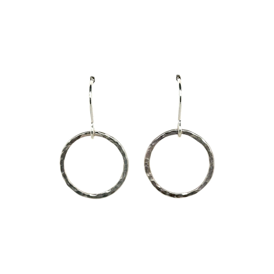 Earrings - Silver Circles