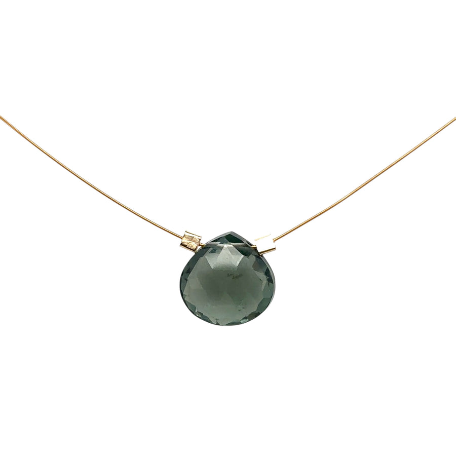 Moss Aquamarine Necklace