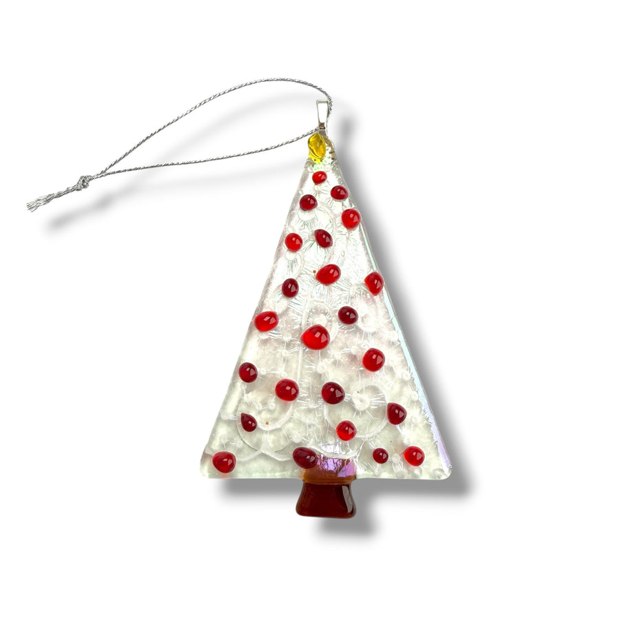 Mini Tree Glass Ornament