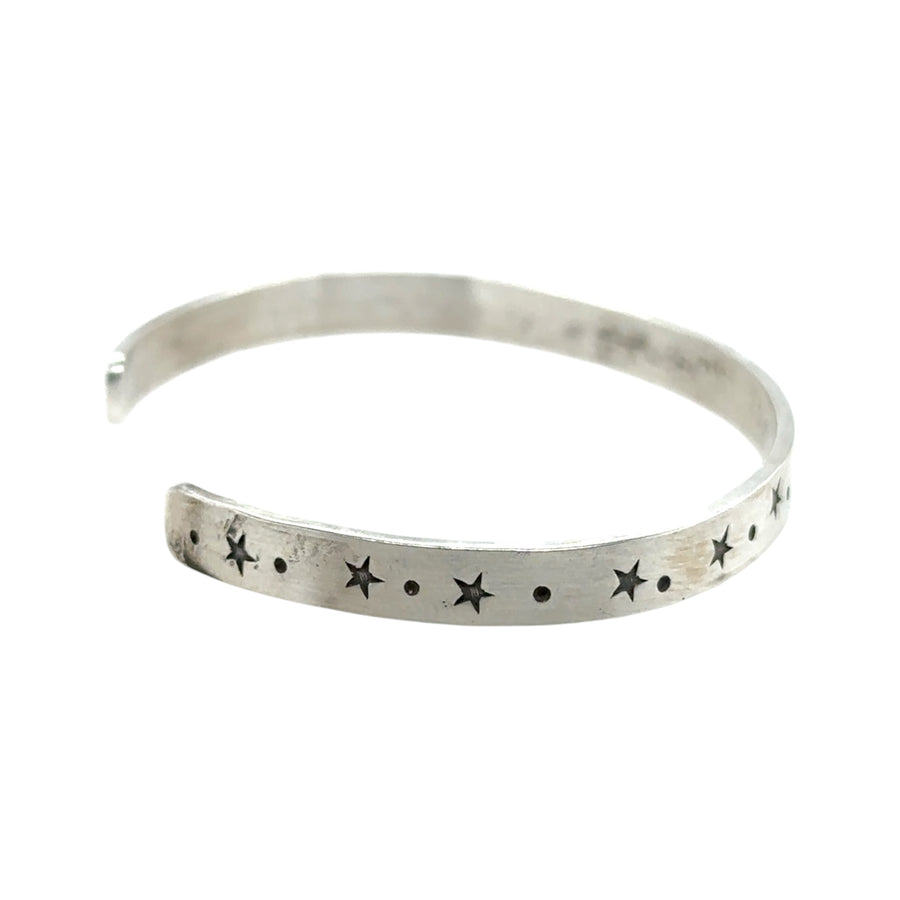 Bracelet - Stamped Silver