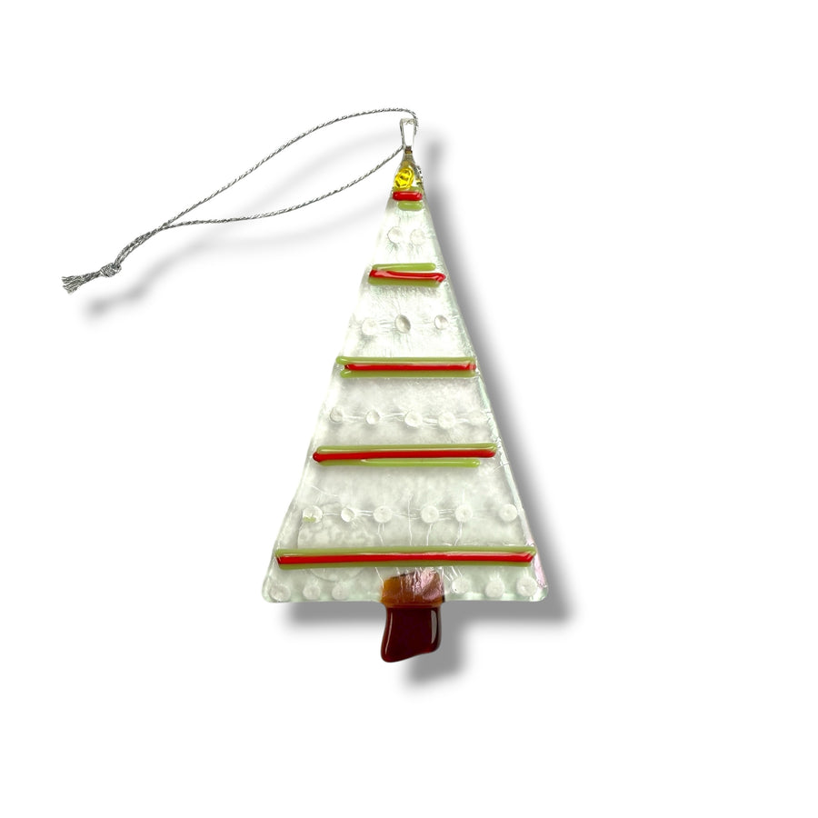 Mini Tree Glass Ornament