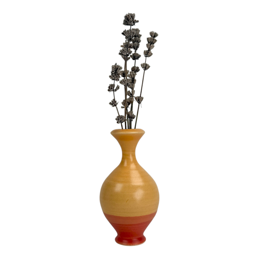 Bud Vase - Yellow/Red