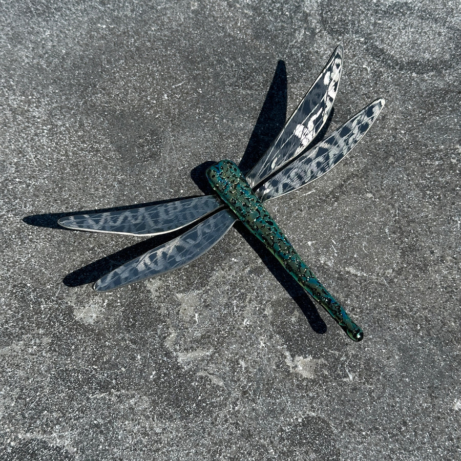 Dichroic Glass Dragonfly