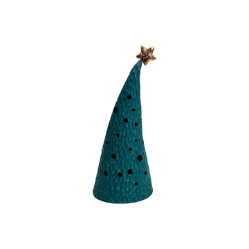 Holiday Luminary Tree - Teal - Small