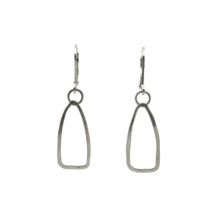Earrings - Silver Stirrups