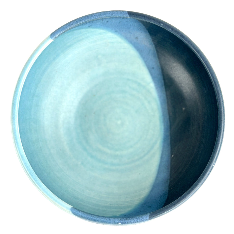 Pasta/Salad Bowl - Light Blue/Dark Blue