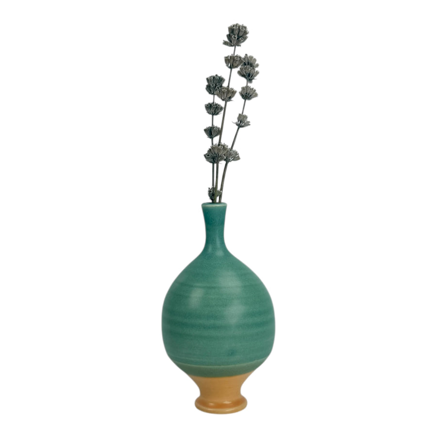 Bud Vase - Green/Yellow