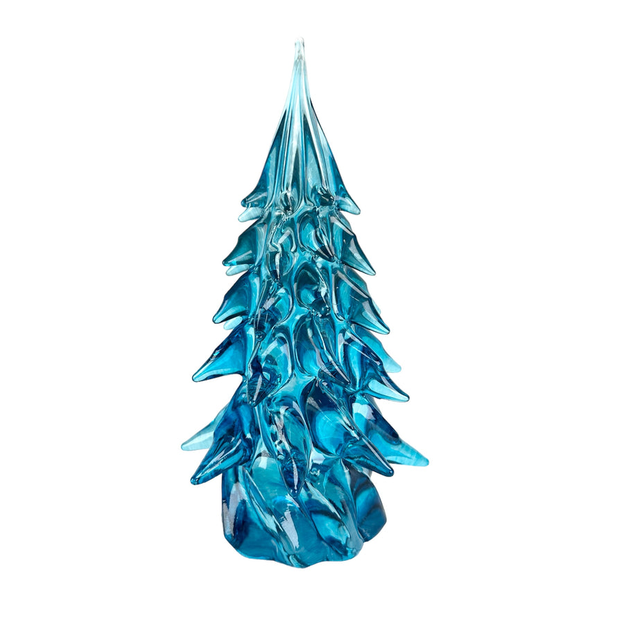 Large Glass Tree - Aqua