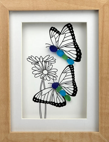 Sea Glass Butterflies