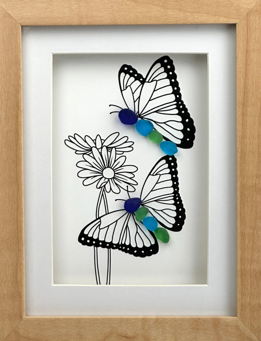 Sea Glass Butterflies