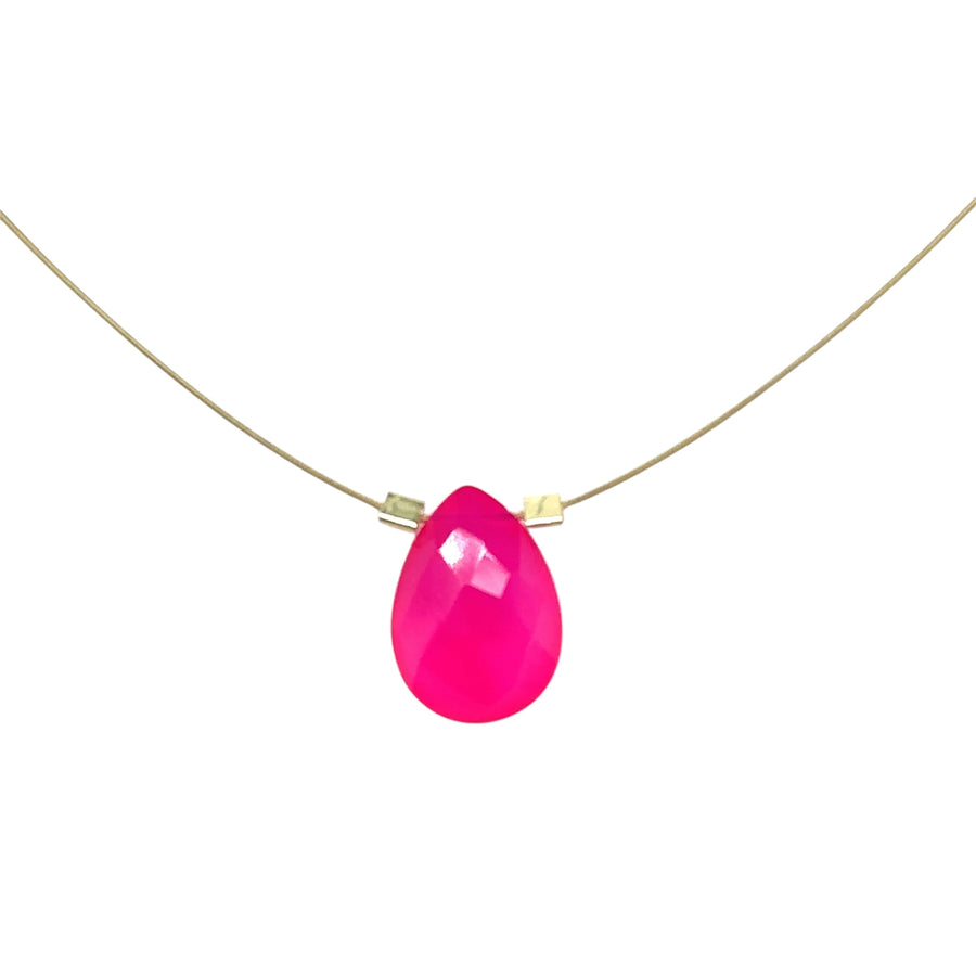 Pink Chalcedony Necklace