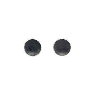 Earrings - Ox Sterling Disk Stud