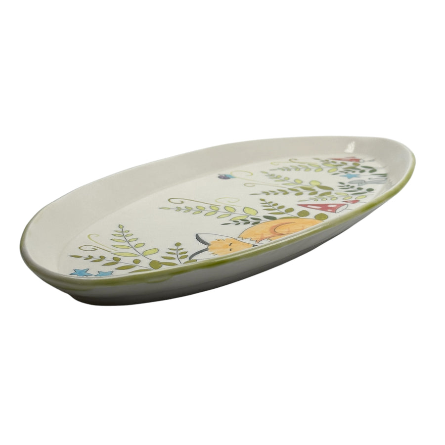 Fox and Fern - Oval Platter