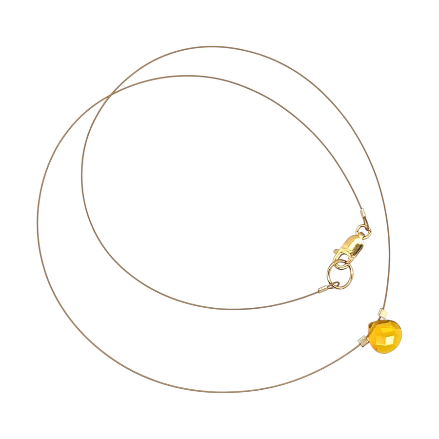 Yellow Topaz Necklace