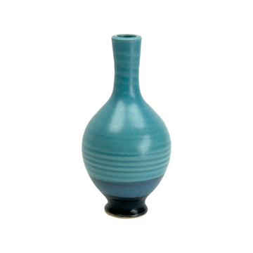 Bud Vase - Blue/Dark Blue