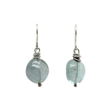 Earrings - Aquamarine Drops