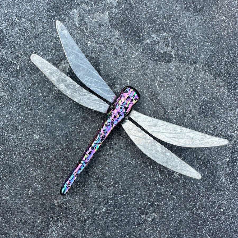Dichroic Glass Dragonfly