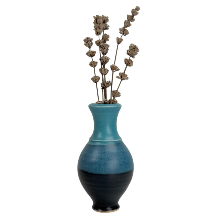 Bud Vase - Turquoise/Dark Blue