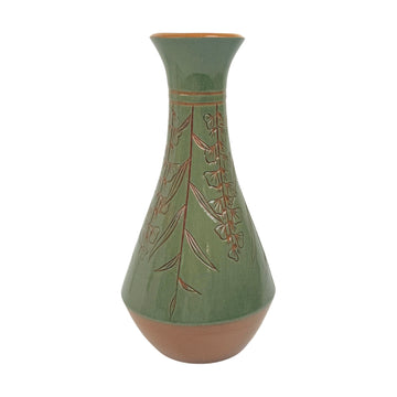 Large Vase - Teal - Botanical