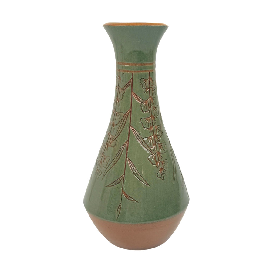 Large Vase - Teal - Botanical