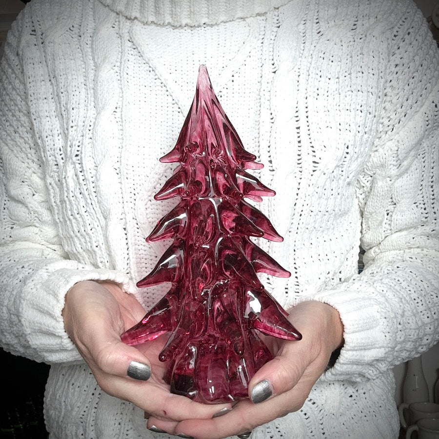 Large Glass Tree - Ruby