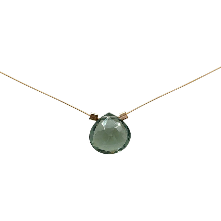Moss Aquamarine Necklace