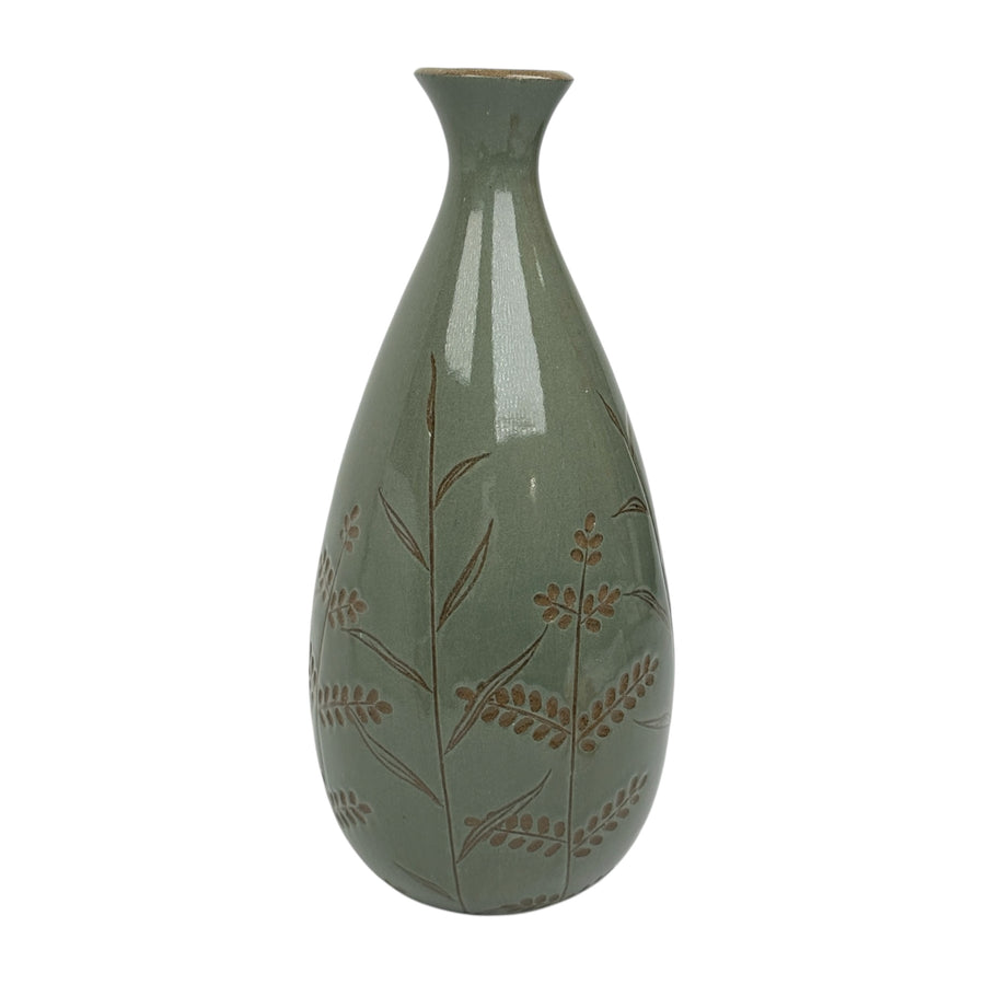 Large Vase - Teal - Botanical