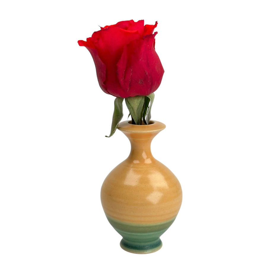 Bud Vase - Yellow/Green