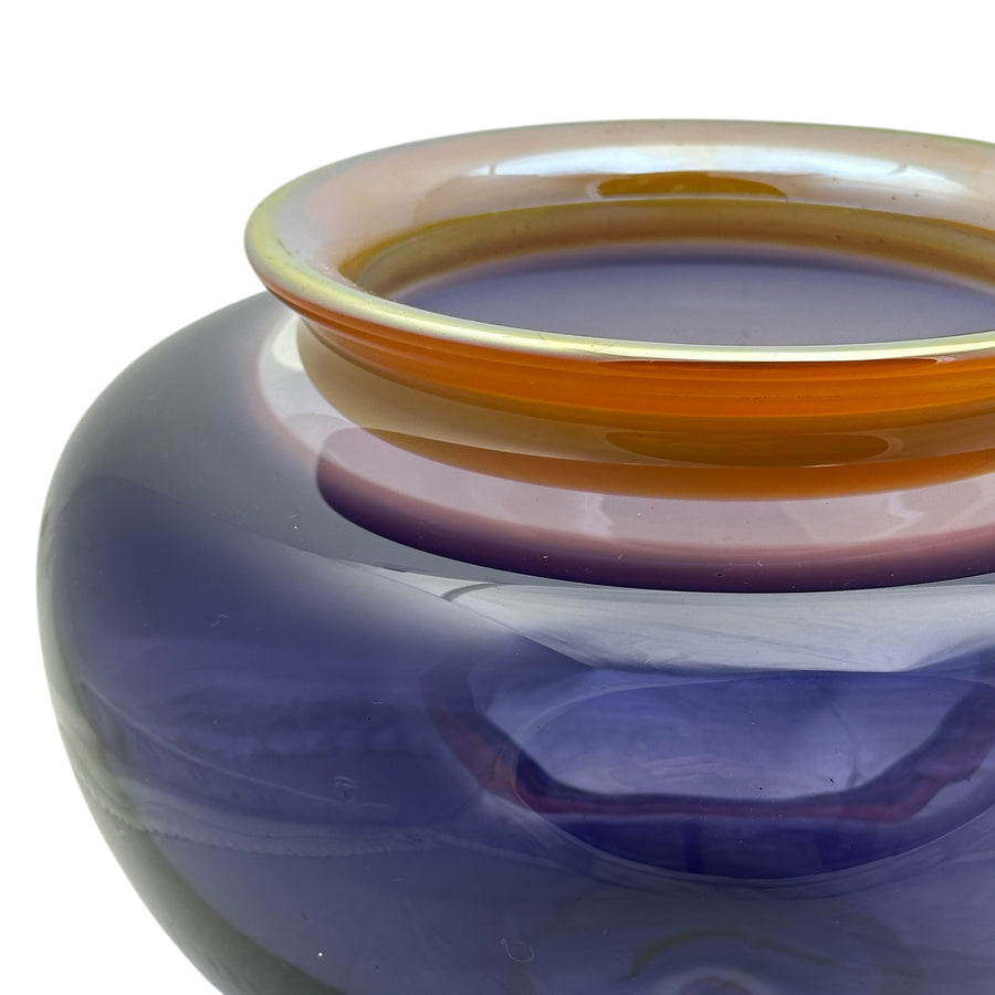 Gold and Purple Incalmo Vase #306