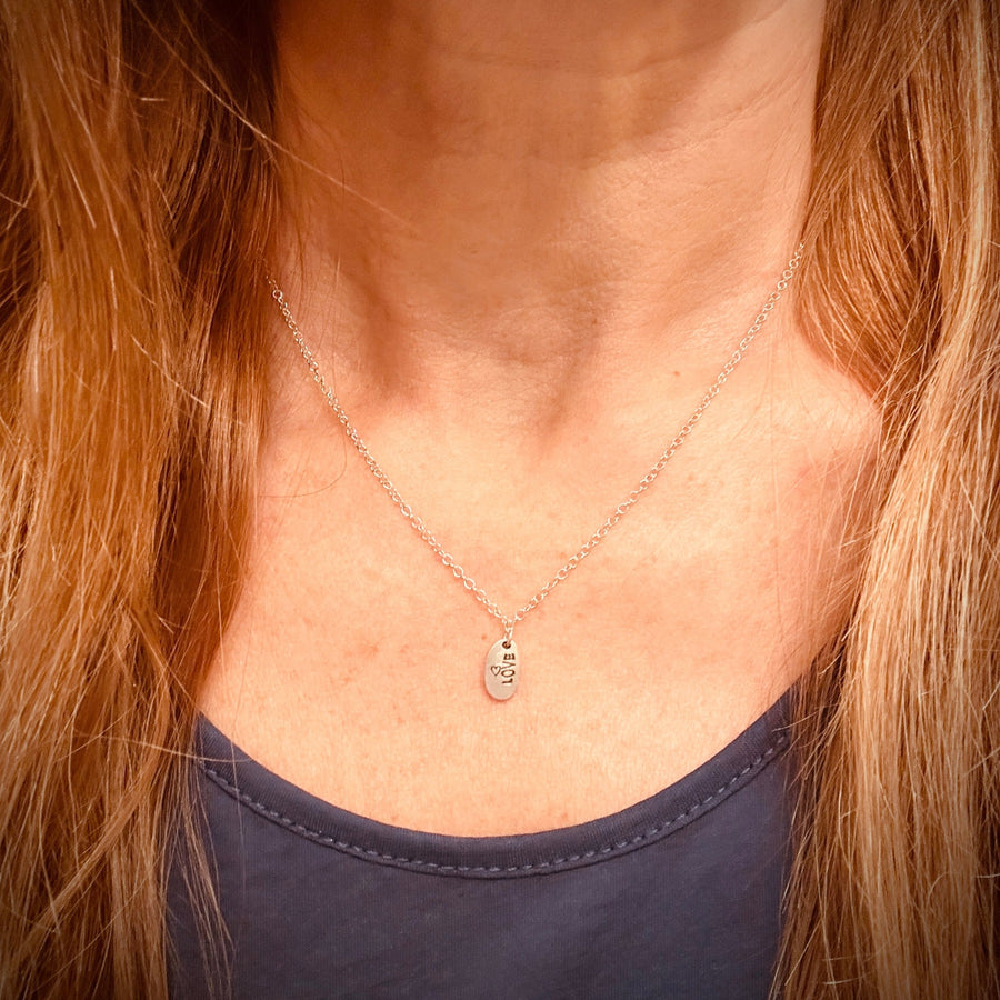 Necklace - Tiny Heart & Love