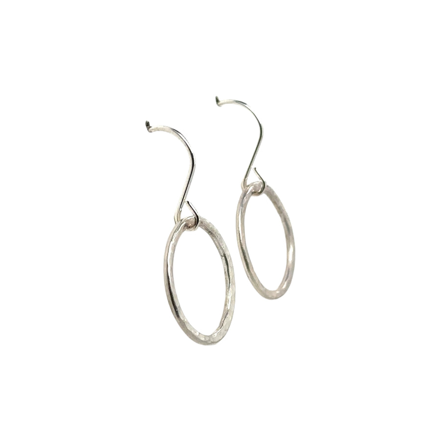 Earrings - Silver Circles