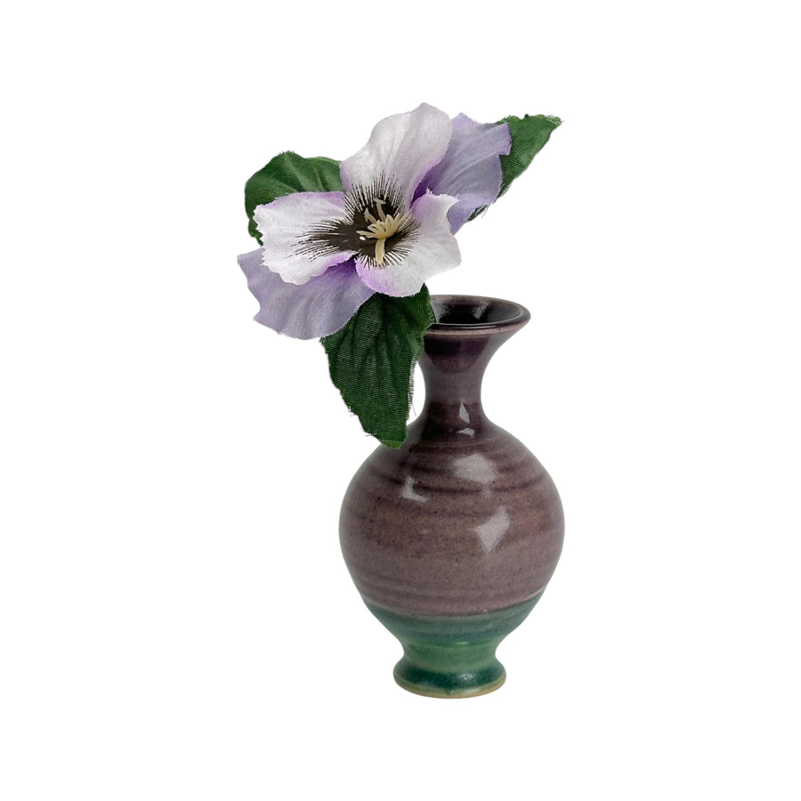 Bud Vase - Purple/Green