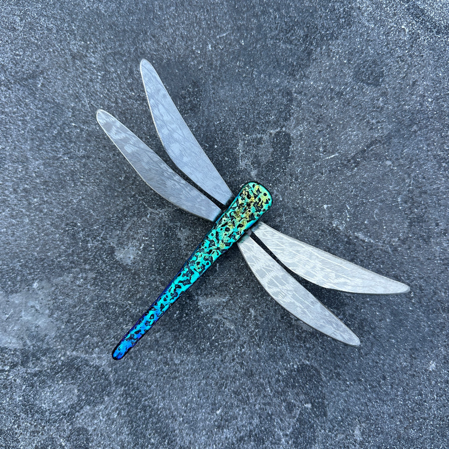 Dichroic Glass Dragonfly