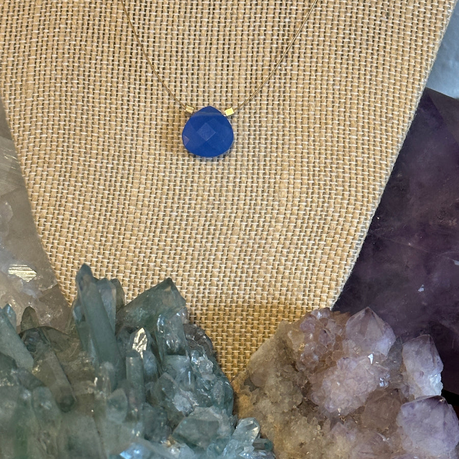 Blue Chalcedony Necklace