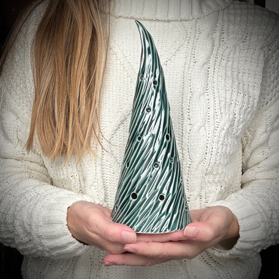 Whimsical Tree - Dark Green