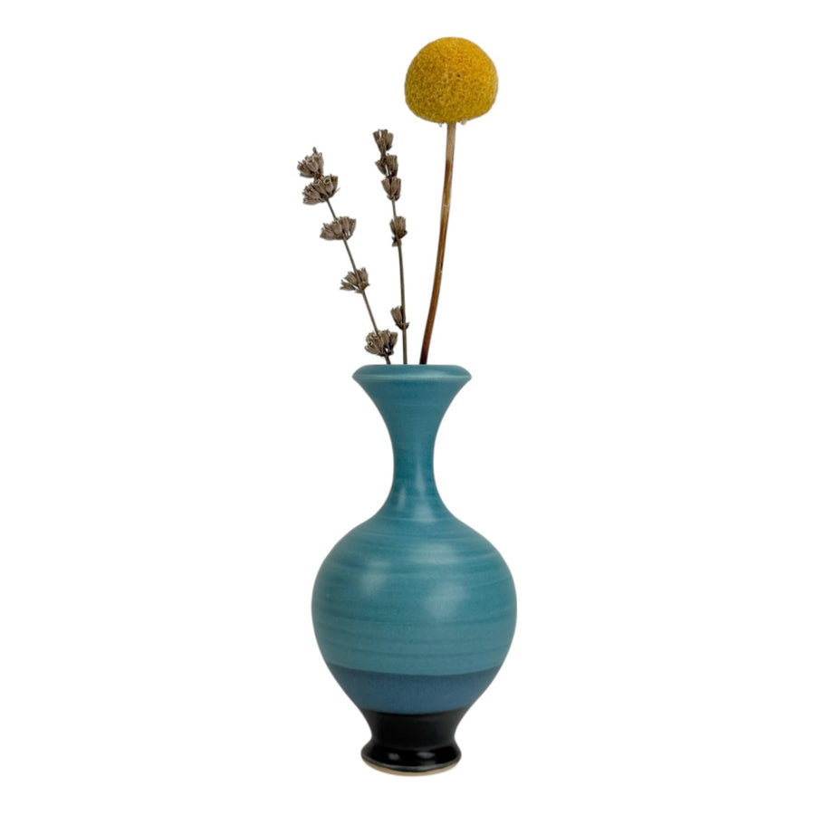 Bud Vase - Turquoise/Dark Blue