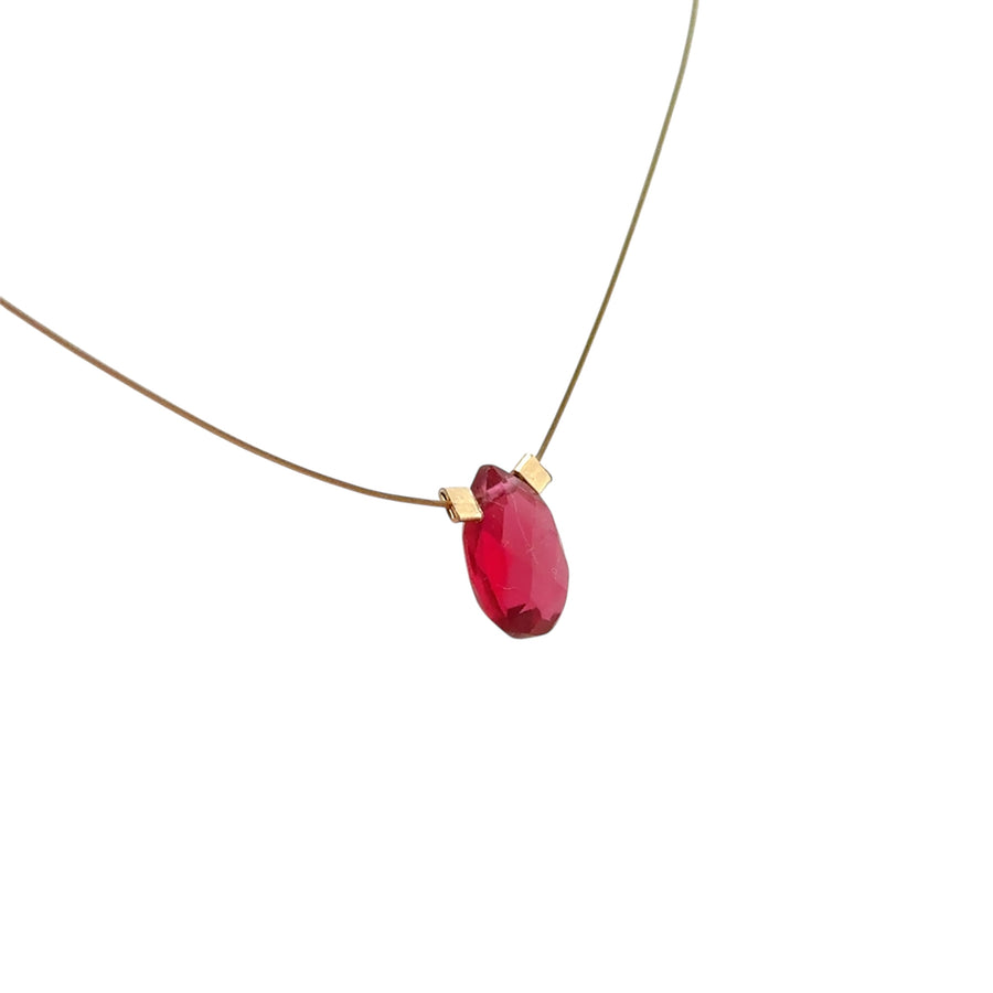 Pink Tourmaline Necklace