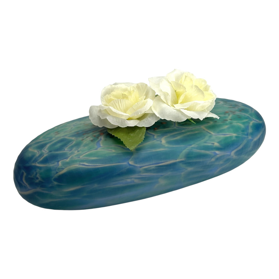 Lake Textured Oblong Vessel #302