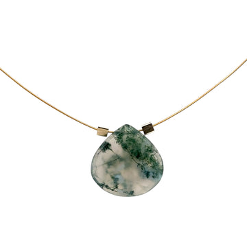 Green Moss Agate Necklace