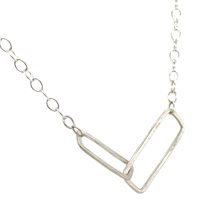 Necklace - Double Rectangle