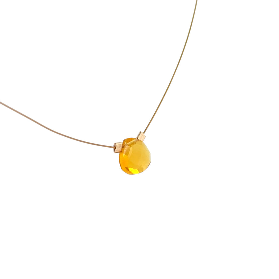 Yellow Topaz Necklace