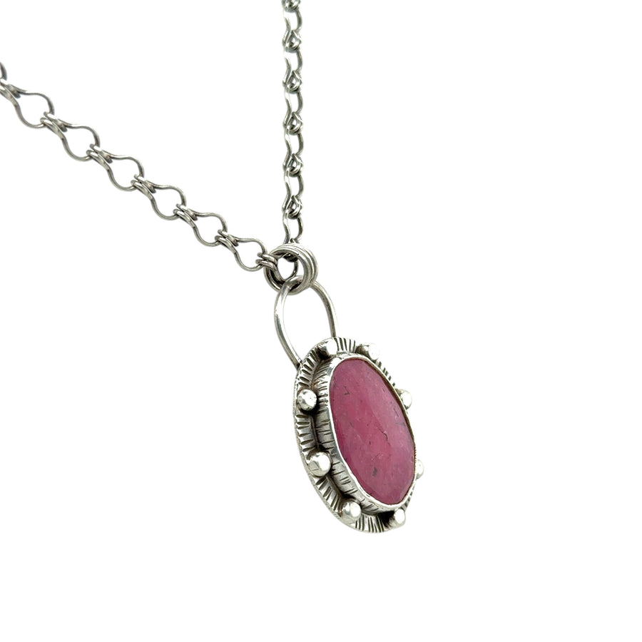 Necklace - Pink Sapphire