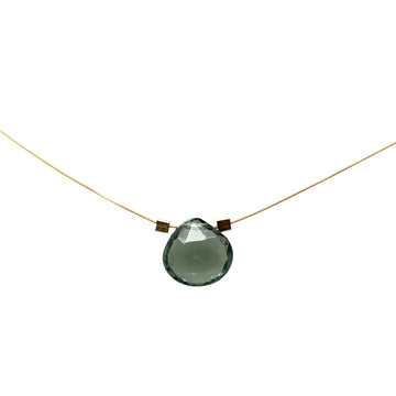 Moss Aquamarine Necklace