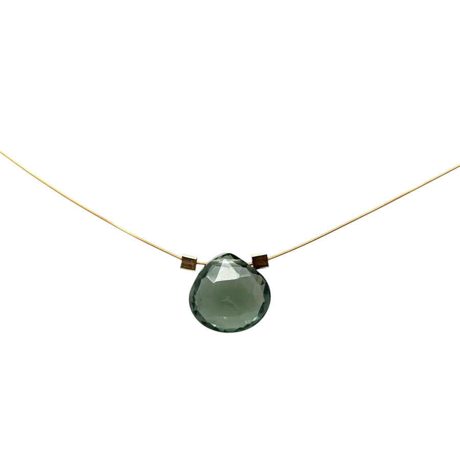 Moss Aquamarine Necklace