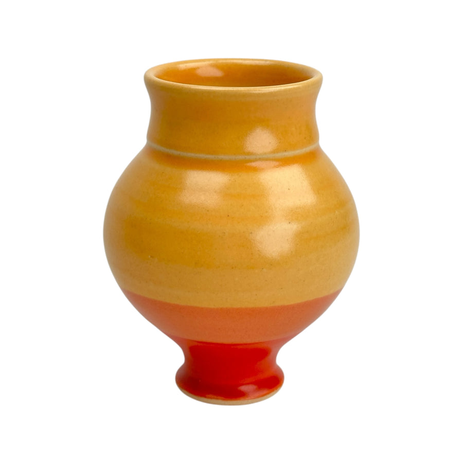 Bud Vase - Yellow/Red