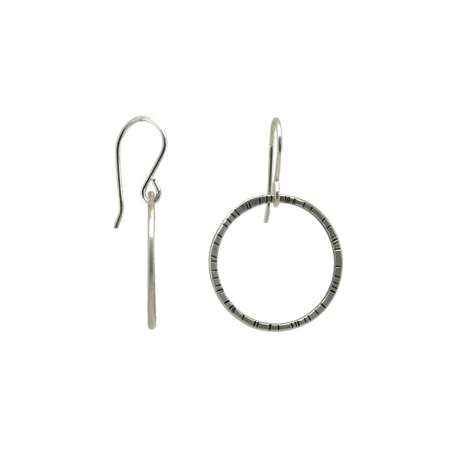 Earrings - Stamped Circles