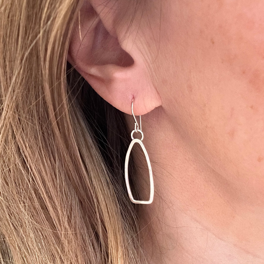 Earrings - Silver Stirrups