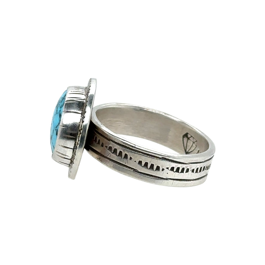 Ring - Spiderweb Turquoise - Size 7
