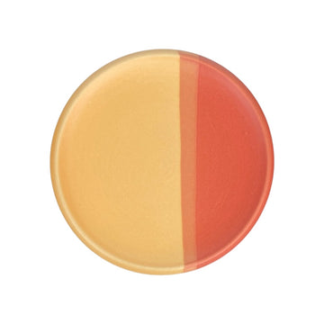 Dessert Plate - Yellow/Red