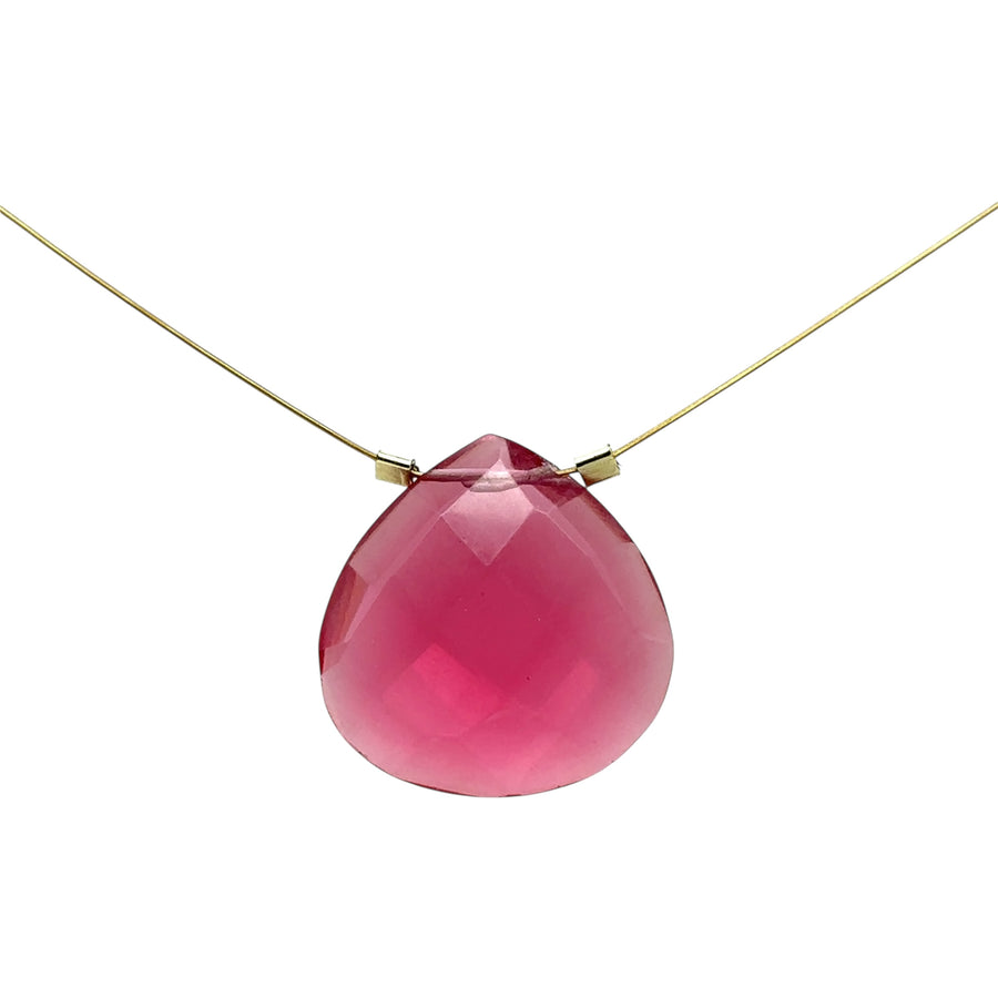 Czech Quartz Necklace - Orchid